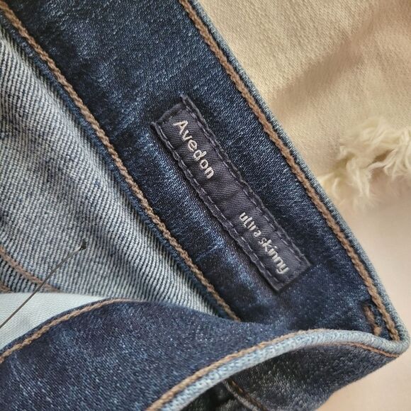 NEW 27 Citizens Of Humanity STRETCH Agnes Avedon Bleach Raw Edge Jeans NWOT - Picture 9 of 15